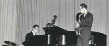  Dave Brubeck, Eugene Wright and Paul Desmond  